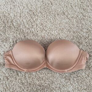 Victoria's Secret Strapless Bra in Tan